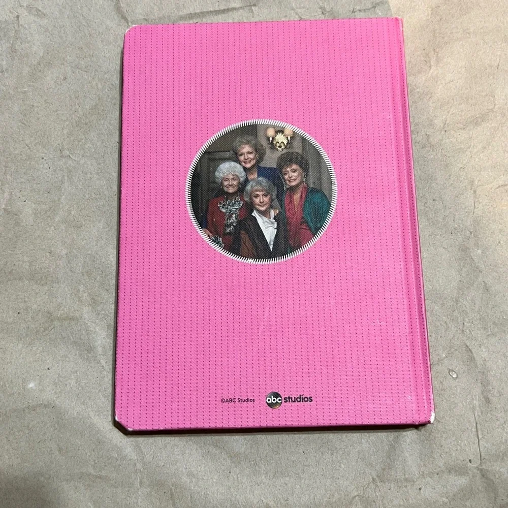 ABC Studios The Golden Girls Guided Journal Pink Hardcover TV Show Memorabilia